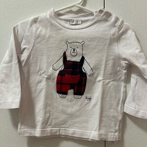 Cute bear long sleeve shirt 18M from Il Gufo